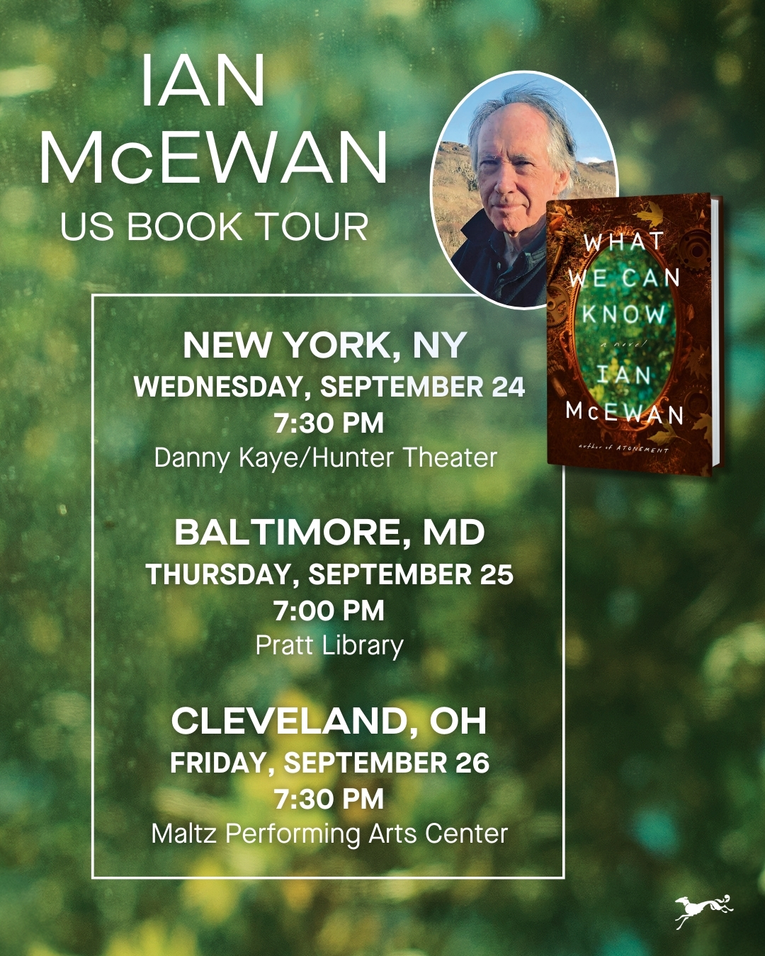 Ian McEwan Tour Information